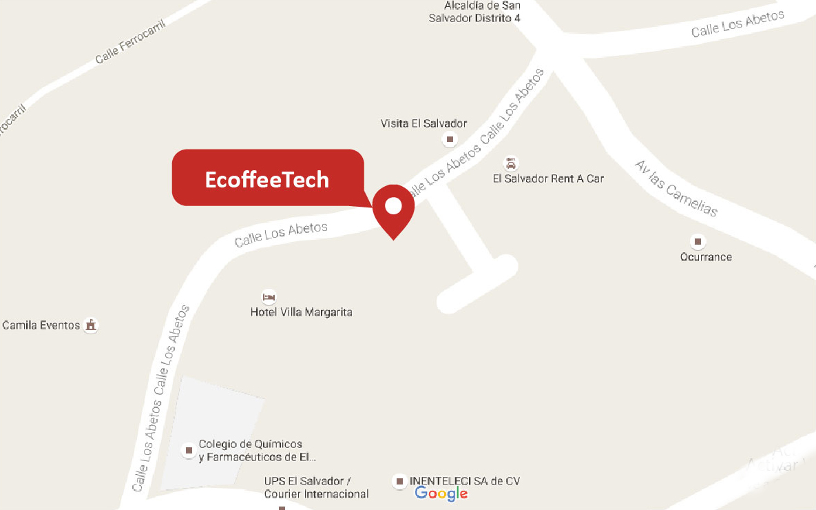 mapa e-coffe tech